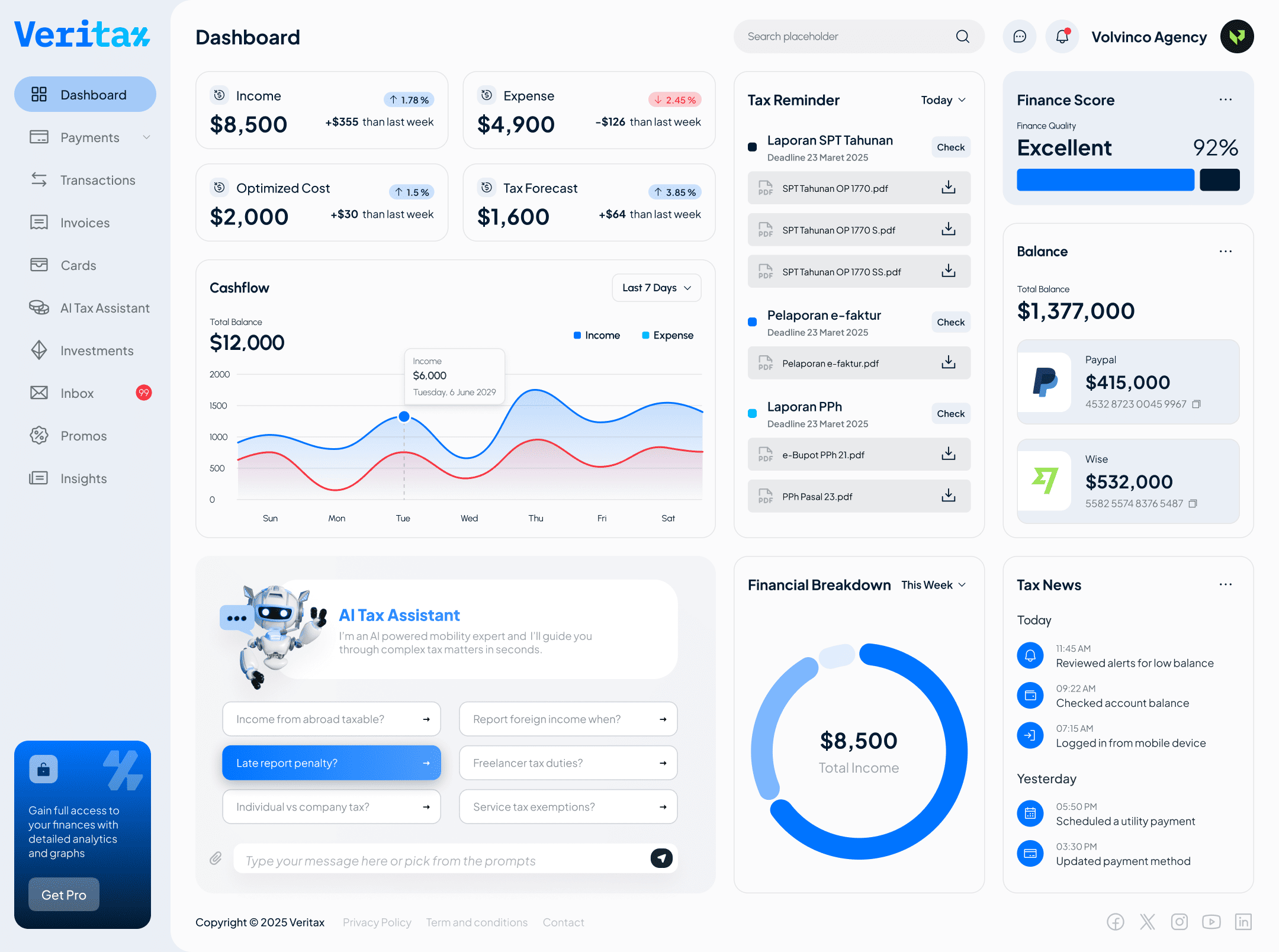 Veritax (AI Tax Consultant)
